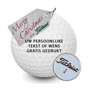 Titleist golfballen - gratis tekst bedrukking