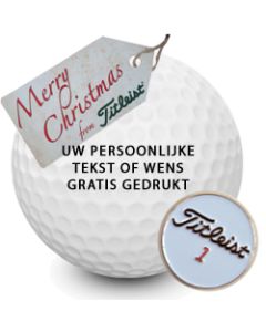 Titleist golfballen - gratis tekst bedrukking
